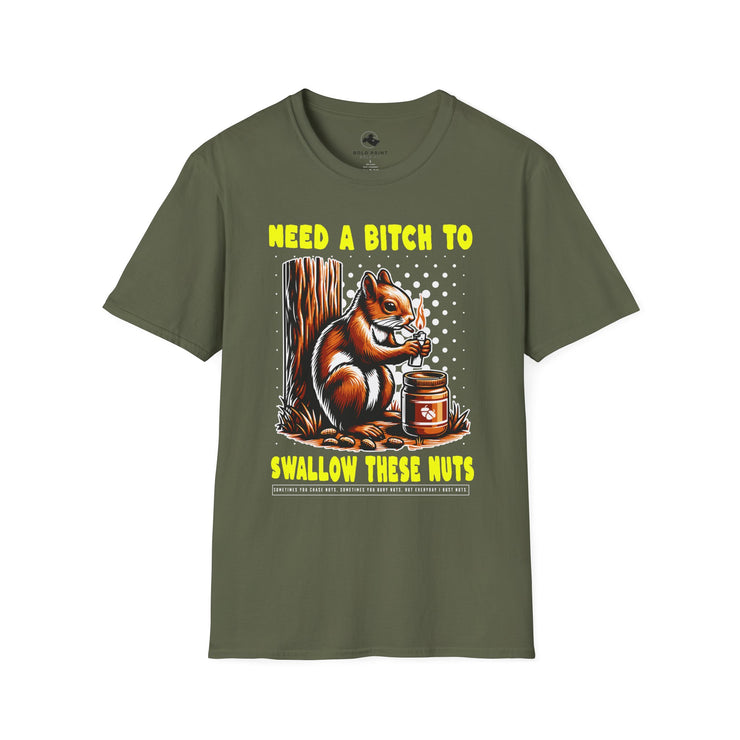 Funny Squirrel T-Shirt, Unisex Humor Tee, Animal Lover Gift, Casual Wear, Quirky Gift for Friends
