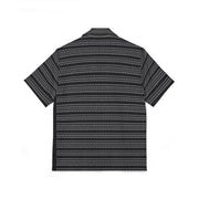 Men's Exploitive Print Hawaiian Camp Shirt, Cute Summer Shirt, Beachwear, Vacation Outfit, Boho Style Apparel, Trendy Summer Fashion