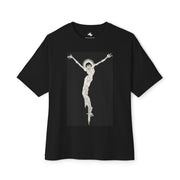 Artistic Unisex Boxy Tee - Oversized Graphic T-Shirt for Casual Wear, Street Style, Unique Gift, Art Lovers, Everyday Comfort