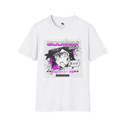 Gooner Nation Graphic T-Shirt, Unisex Softstyle Tee, Anime Style Top, Casual Wear, Perfect for Anime Lovers Purple