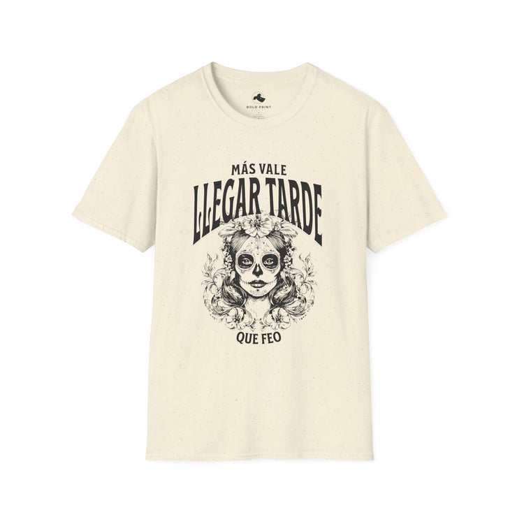 Dia de los Muertos T-Shirt, Softstyle Tee, Casual Wear, Halloween Shirt, Unisex Graphic Tee, Skull Design, Gift for Her