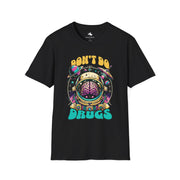 Psychedelic Space T-Shirt, Graphic Tee, Unisex Softstyle Shirt, Gift for Students, Unique Fashion Statement, Don't Do Drugs Design