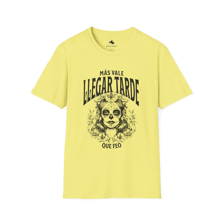 Dia de los Muertos T-Shirt, Softstyle Tee, Casual Wear, Halloween Shirt, Unisex Graphic Tee, Skull Design, Gift for Her