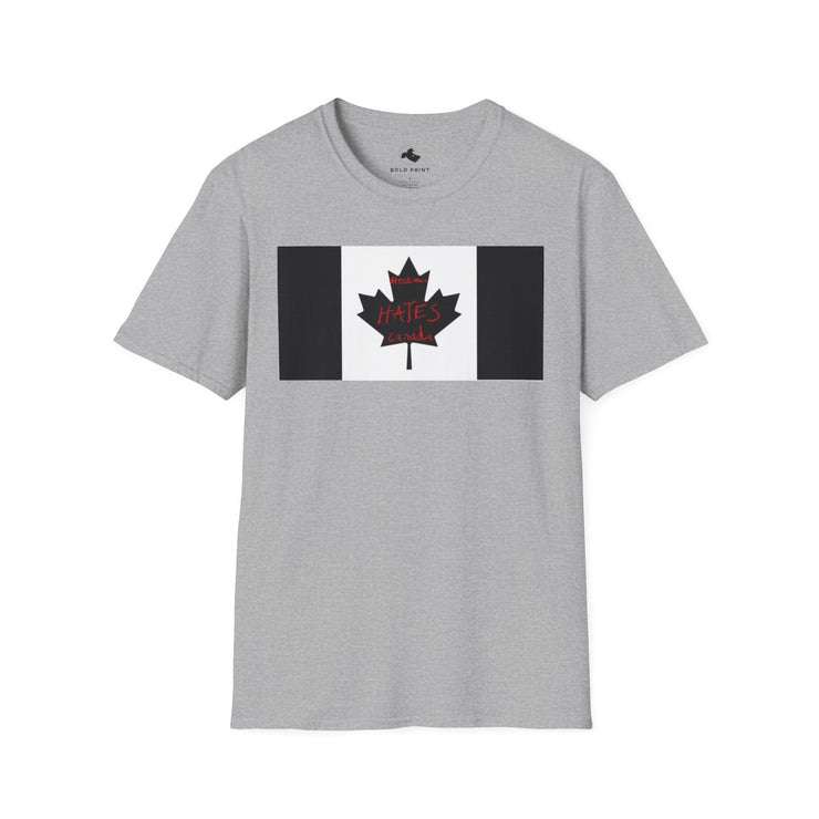 Canadian Pride Graphic T-Shirt, Softstyle Tee, Unisex Shirt, Canada Apparel, Gift for Canadians, Maple Leaf Design Bettman 2