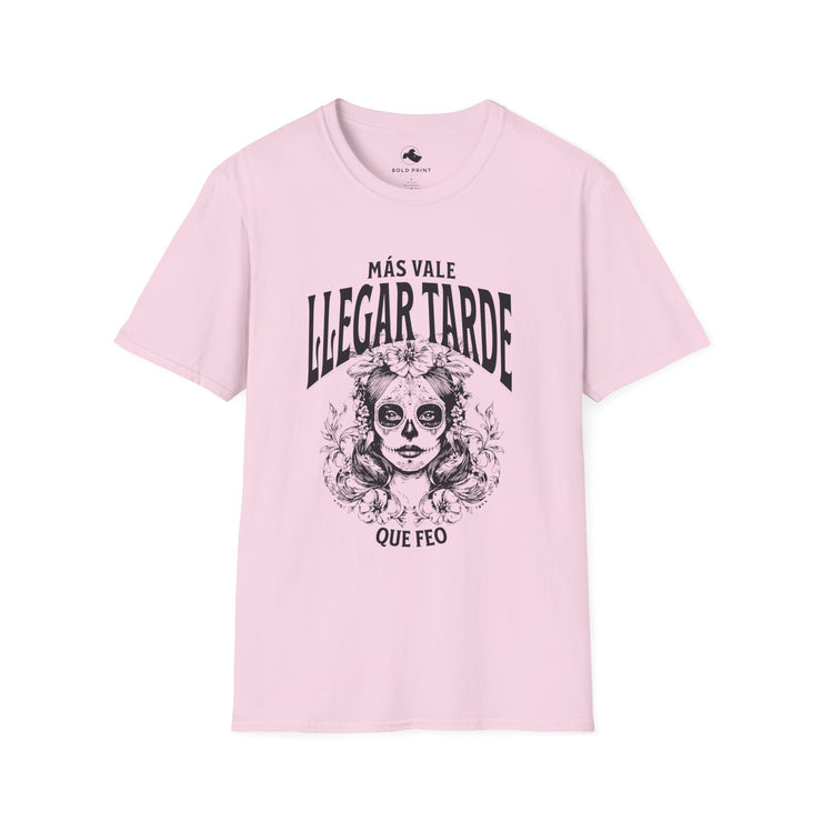 Dia de los Muertos T-Shirt, Softstyle Tee, Casual Wear, Halloween Shirt, Unisex Graphic Tee, Skull Design, Gift for Her