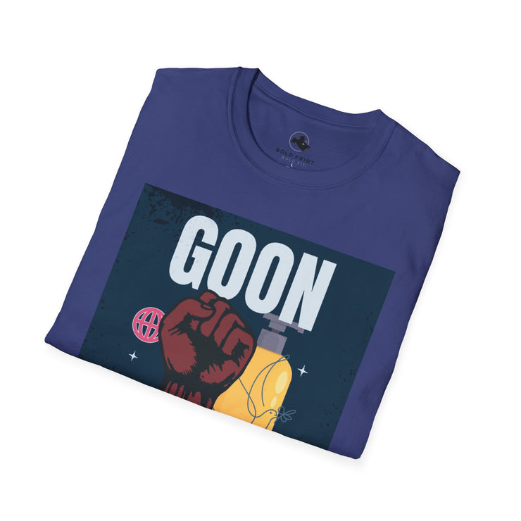 Goon Not War T-Shirt, Unisex Graphic Tee, Casual Wear, Protest Apparel, Gift for Activists, Comfy Everyday Shirt