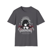 Gooning Black Softstyle T-Shirt, Unisex Graphic Tee, Casual Streetwear, Anime Lover Gift, Unique Fashion Statement