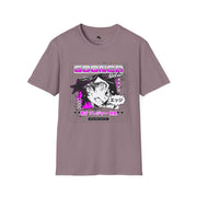 Gooner Nation Graphic T-Shirt, Unisex Softstyle Tee, Anime Style Top, Casual Wear, Perfect for Anime Lovers Purple