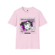 Gooner Nation Graphic T-Shirt, Unisex Softstyle Tee, Anime Style Top, Casual Wear, Perfect for Anime Lovers Purple