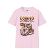 Funny Donuts T-Shirt, Quirky Dessert Tee, NSFW Humor Shirt, Gift for Foodies, Casual Wear for Parties