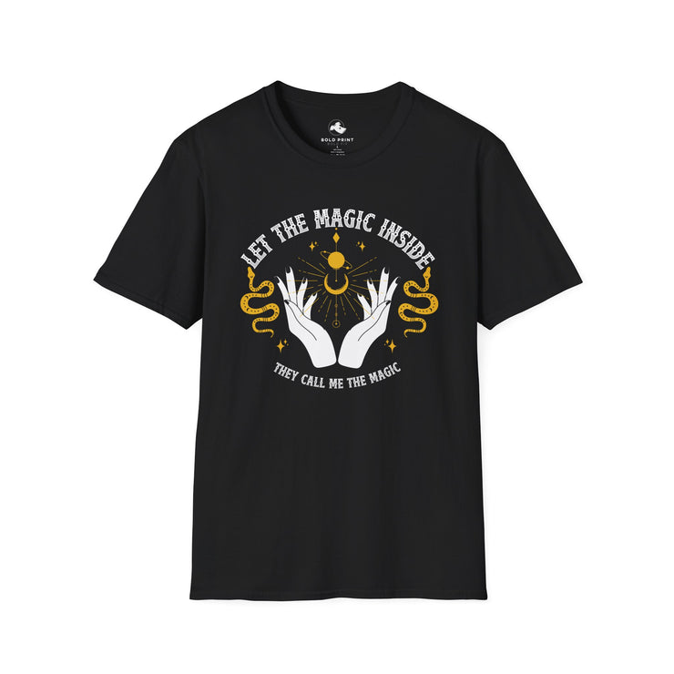 Mystical Magic T-Shirt, Unisex Softstyle Shirt for Magic Lovers, Gift for Witches, Spiritual Tee, Everyday Casual Wear