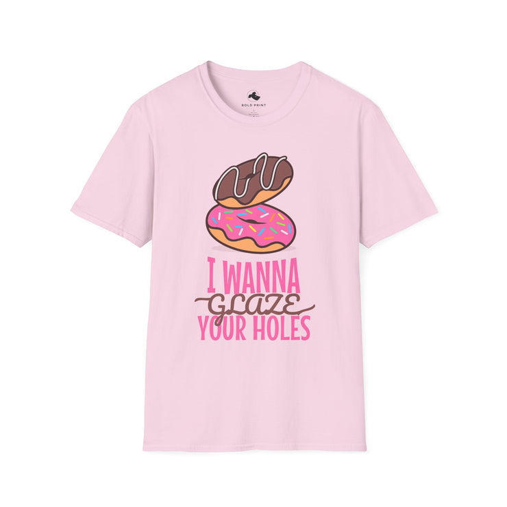 Funny Donut Humor Unisex T-Shirt, Casual Tee for Food Lovers, Gag Gift, Birthday Celebration, Snack Enthusiast