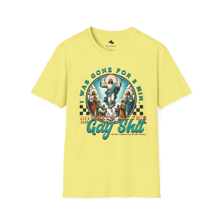 Playful Unisex T-Shirt with Vintage Art Design, Humor Shirt, Gift for Friends, Casual Wear, Summer Fashion, Trendy Graphic Tee, LGBTQ+ Pride