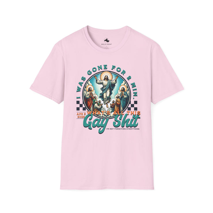 Playful Unisex T-Shirt with Vintage Art Design, Humor Shirt, Gift for Friends, Casual Wear, Summer Fashion, Trendy Graphic Tee, LGBTQ+ Pride