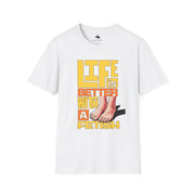 Unisex Fun Statement T-Shirt - Life is Better with a Fetish, Casual Wear, Gift for Friends, Graphic Tee, Summer Style Feet Yellow