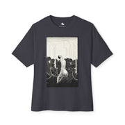 Artistic Unisex Oversized Boxy Tee - Unique Graphic Tee for Art Lovers, Casual Wear, Gift for Him/Her, Trendy Streetwear, Relaxed Fit