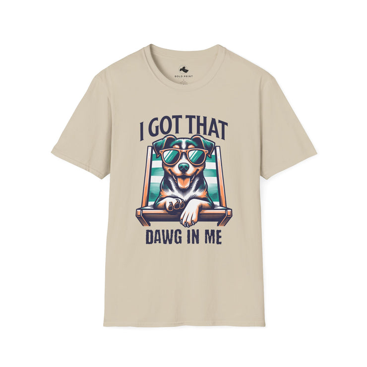 Cool Dog Lover's T-Shirt - I Got That Dawg In Me, Funny Pet Shirt, Unisex Dog Owner Gift, Summer Casual Wear, Dog Themed Apparel