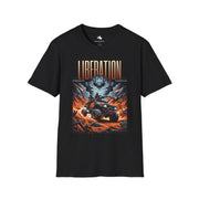 Liberation Graphic T-Shirt, Unisex Softstyle Tee, Adventure Wear, Gift for Outdoor Enthusiasts, Casual Style, Retro Shirt