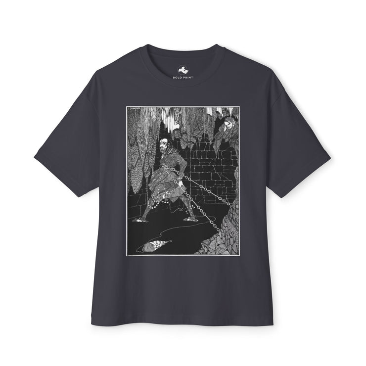 Adventure Graphic Tee Unisex Oversized Boxy T-Shirt, Trendy Streetwear & Outdoor Gift