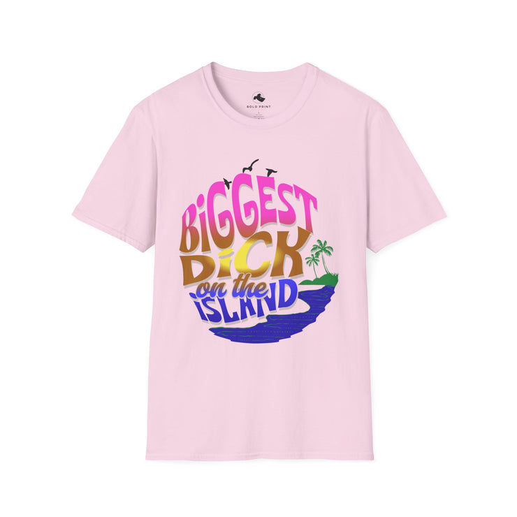 Unisex Softstyle T-Shirt with Fun Tropical Design - Beachwear, Gift for Him, Summer Apparel, Vacation Tee, Casual Wear