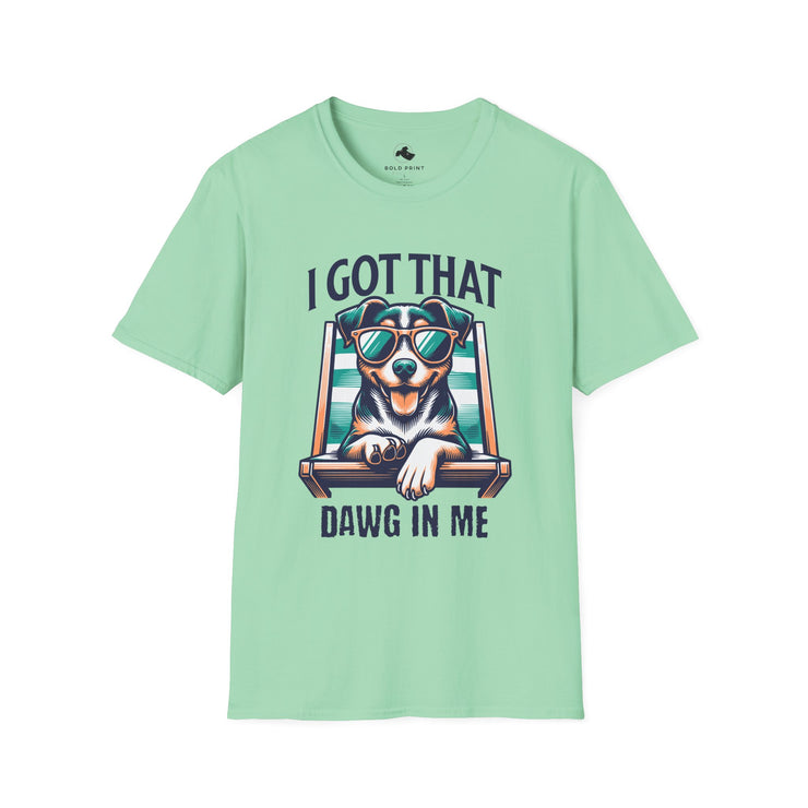 Cool Dog Lover's T-Shirt - I Got That Dawg In Me, Funny Pet Shirt, Unisex Dog Owner Gift, Summer Casual Wear, Dog Themed Apparel