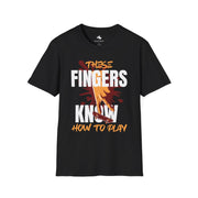 Unisex Gaming T-Shirt | These Fingers Know How to Play | Casual Tee | Gamer Gift | Fun Graphic Tee | Birthday Gift | Playful Apparel
