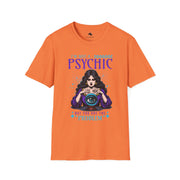 Psychic Humor Unisex Softstyle T-Shirt - Funny Graphic Tee for Spiritual Lovers, Gift for Psychics, Unisex Top, Halloween Costume, [...]
