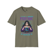Psychic Humor Unisex Softstyle T-Shirt - Funny Graphic Tee for Spiritual Lovers, Gift for Psychics, Unisex Top, Halloween Costume, [...]