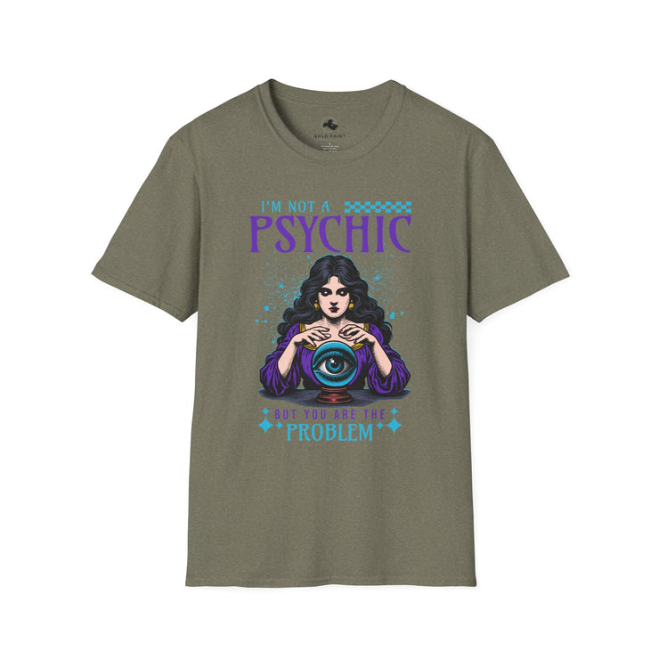 Psychic Humor Unisex Softstyle T-Shirt - Funny Graphic Tee for Spiritual Lovers, Gift for Psychics, Unisex Top, Halloween Costume, [...]