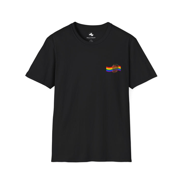 Pride Message T-Shirt, Can't Think Straight Tee, Unisex LGBTQ+ Shirt, Softstyle Tee, Comfort Wear for Pride Events, Gift for Allies V2