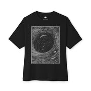Cosmic Swirl Graphic Tee, Unisex Boxy T-Shirt, Casual Streetwear, Gift for Space Lovers, Art-Inspired Apparel