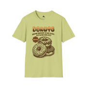 Funny Donuts T-Shirt, Quirky Dessert Tee, NSFW Humor Shirt, Gift for Foodies, Casual Wear for Parties