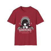 Gooning Black Softstyle T-Shirt, Unisex Graphic Tee, Casual Streetwear, Anime Lover Gift, Unique Fashion Statement