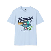 Human Purpose Unisex Softstyle T-Shirt, Funny Graphic Tee, Casual Wear, Gift for Tech Lovers, Motivational Apparel