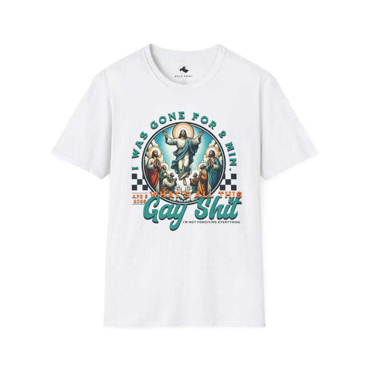 Playful Unisex T-Shirt with Vintage Art Design, Humor Shirt, Gift for Friends, Casual Wear, Summer Fashion, Trendy Graphic Tee, LGBTQ+ Pride