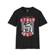 Crash Out Funny Unisex T-Shirt, Gift for Stress Relief, Casual Wear, Humor Tee, Relaxation Shirt