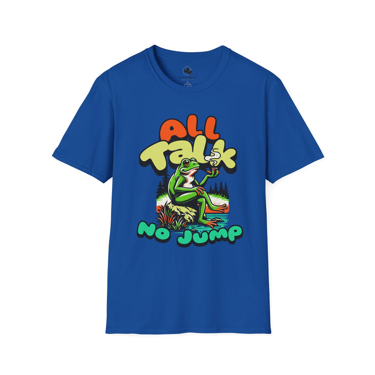 Playful Frog Graphic T-Shirt | Fun Casual Tee for Nature Lovers, Gifts for Friends, Unique Summer Style, Everyday Wear, Outdoor Adventures