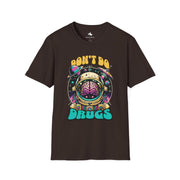 Psychedelic Space T-Shirt, Graphic Tee, Unisex Softstyle Shirt, Gift for Students, Unique Fashion Statement, Don't Do Drugs Design