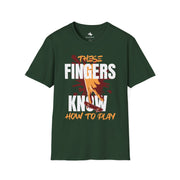 Unisex Gaming T-Shirt | These Fingers Know How to Play | Casual Tee | Gamer Gift | Fun Graphic Tee | Birthday Gift | Playful Apparel