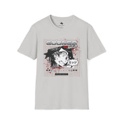 Gooner Nation Graphic T-Shirt, Unisex Softstyle Tee, Anime Style Top, Casual Wear, Perfect for Anime Lovers Red