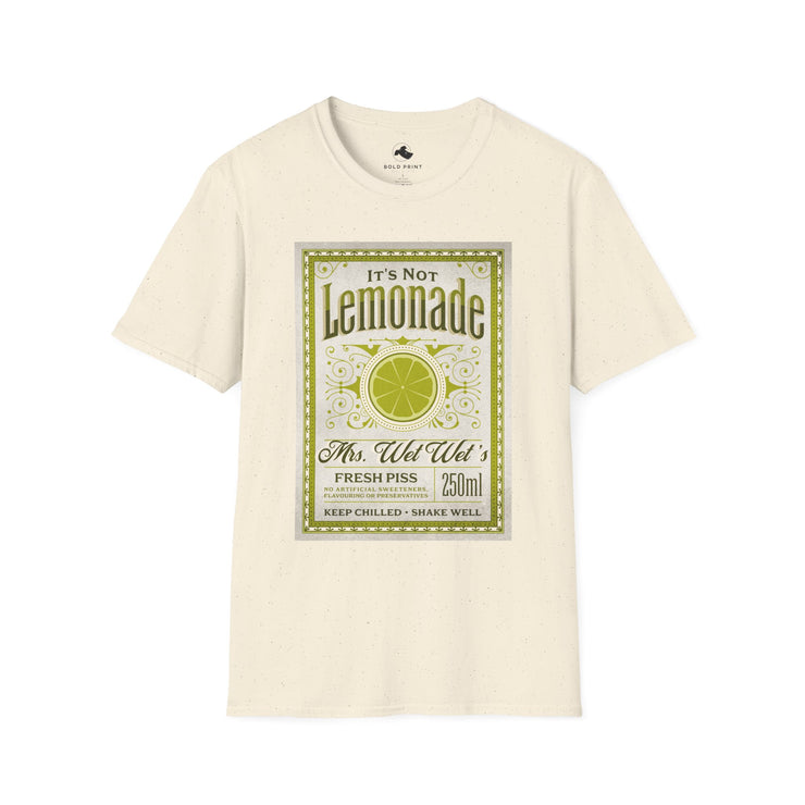 Refreshing Lemonade Graphic T-Shirt, Summer Casual Wear, Gift for Lemon Lovers, Fun Graphic Tee, Unisex Softstyle Shirt