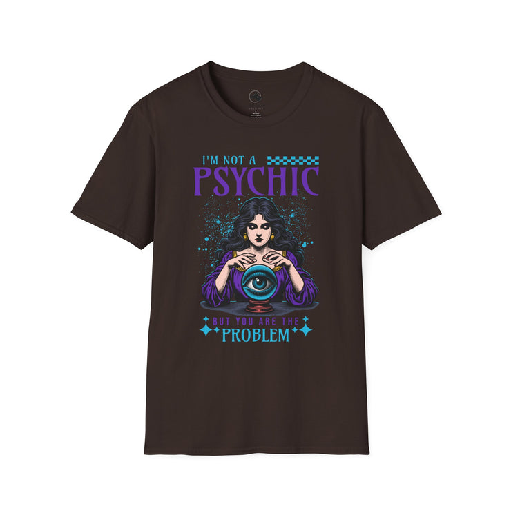 Psychic Humor Unisex Softstyle T-Shirt - Funny Graphic Tee for Spiritual Lovers, Gift for Psychics, Unisex Top, Halloween Costume, [...]