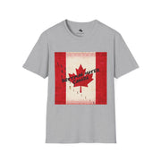 Canadian Pride Graphic T-Shirt, Softstyle Tee, Unisex Shirt, Canada Apparel, Gift for Canadians, Maple Leaf Design