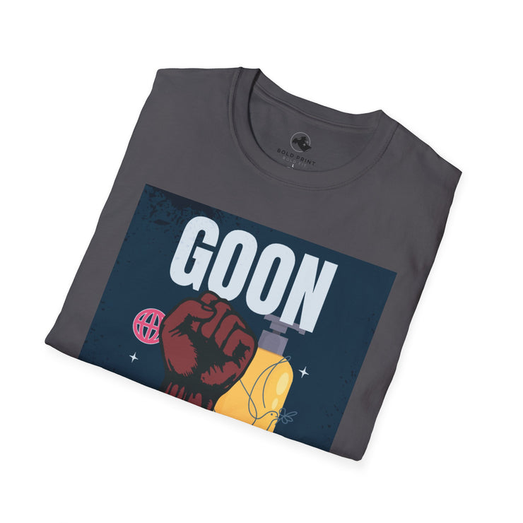 Goon Not War T-Shirt, Unisex Graphic Tee, Casual Wear, Protest Apparel, Gift for Activists, Comfy Everyday Shirt