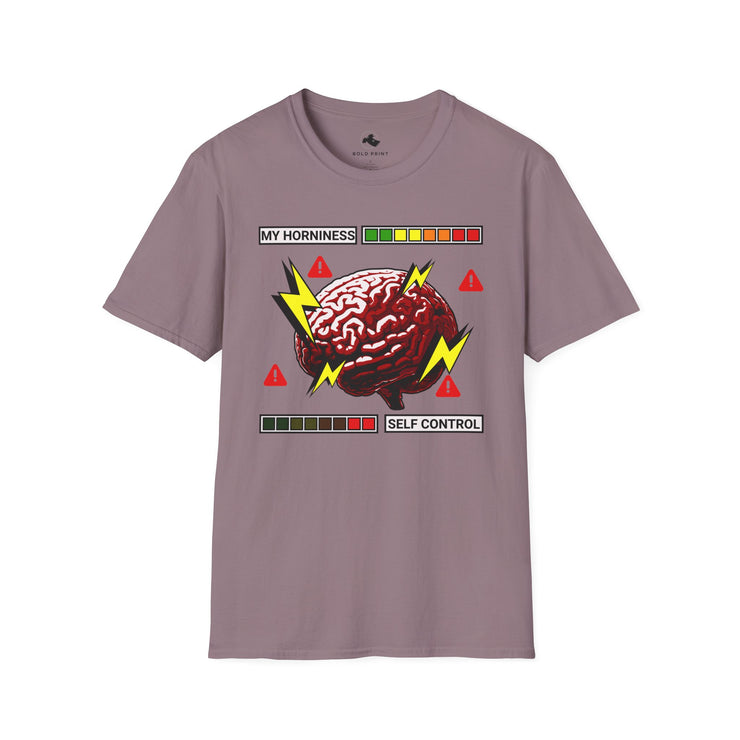 Brain Power Unisex Softstyle T-Shirt | Fun Gift for Friends | Casual Wear | Humor Shirt | Self Control Theme | Cool Graphic Tee | [...]