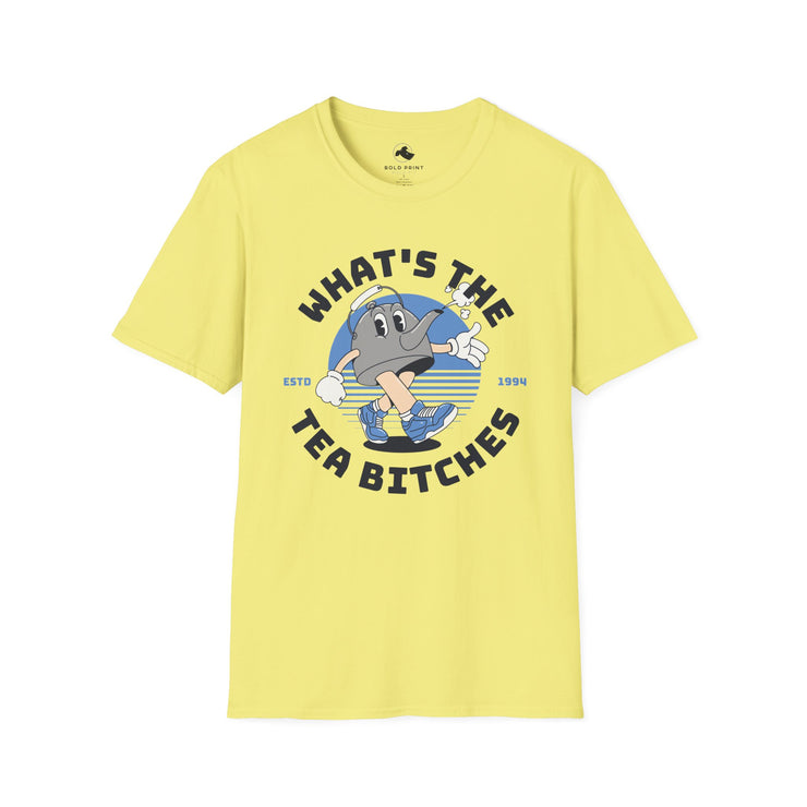 What's the Tea Unisex T-Shirt, Funny Graphic Tee, Casual Wear, Gifts for Friends, Summer Outfit, Tea Lovers Shirt