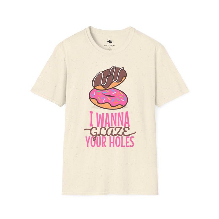 Funny Donut Humor Unisex T-Shirt, Casual Tee for Food Lovers, Gag Gift, Birthday Celebration, Snack Enthusiast