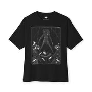 Dark Aesthetic Oversized Tee Unisex Gothic Streetwear Shirt, Gift for Art Lovers