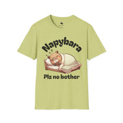 Naptime Napybara Unisex T-Shirt, Cute Animal Tee, Gift for Animal Lovers, Pajama Shirt, Relaxation Outfit, Cozy Casual Wear