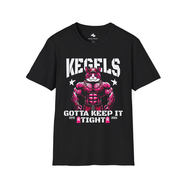 Kegel Strength Graphic T-Shirt, Workout Tee, Fitness Apparel, Humor Shirt, Gym Gift, Unisex Casual Wear